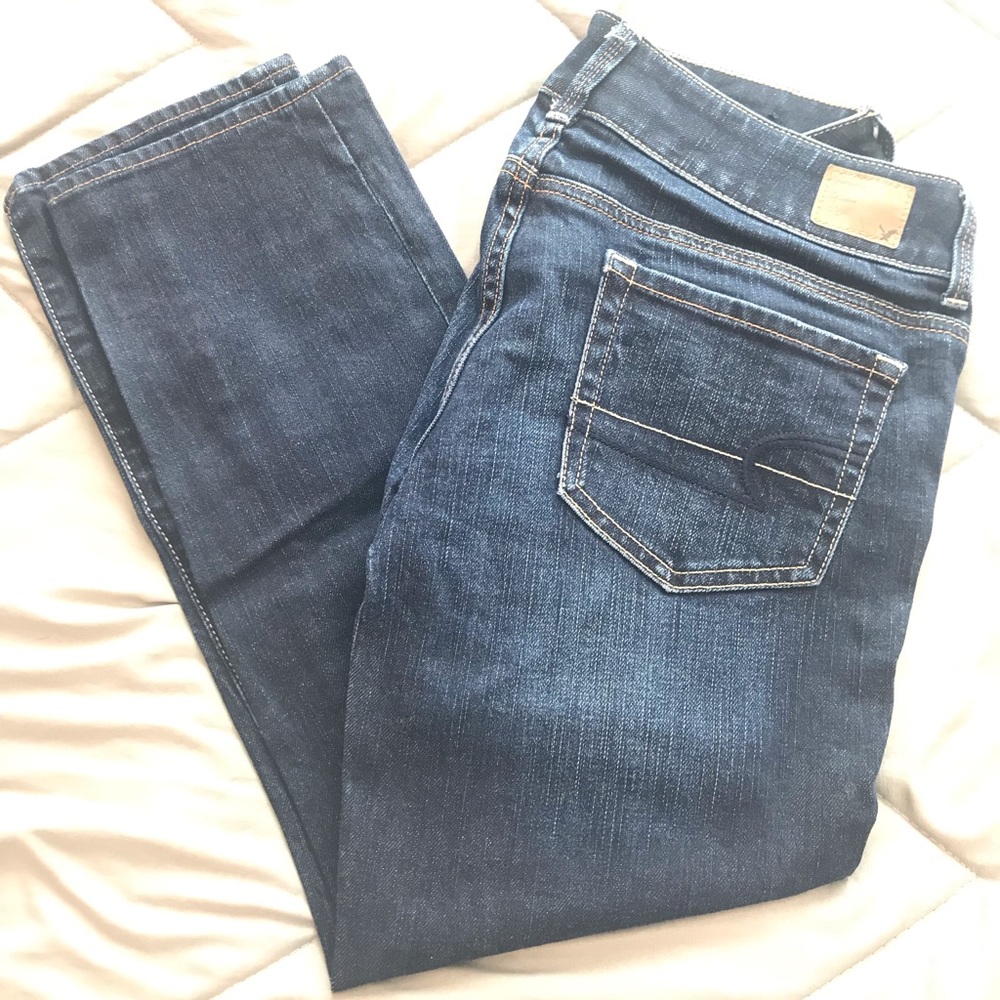 AE crop jeans